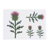 4 x 'Single Scottish Thistle' Temporary Tattoos - Water Resistant,