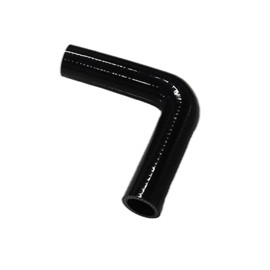 I33T Automotive Silicone Tubing,ID1.35"(35mm) 90 Degree Elbow, 4.7" (120 mm) leg length,Universal 3-Ply High Performance Coupler Silicone Hose for Turbo/Intercooler/Intake Piping (Black, 1.35"(35mm))