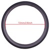 ZTUOAUMA 75mm 3'' Straight Air Duct Vent Joiner Hose Pipe