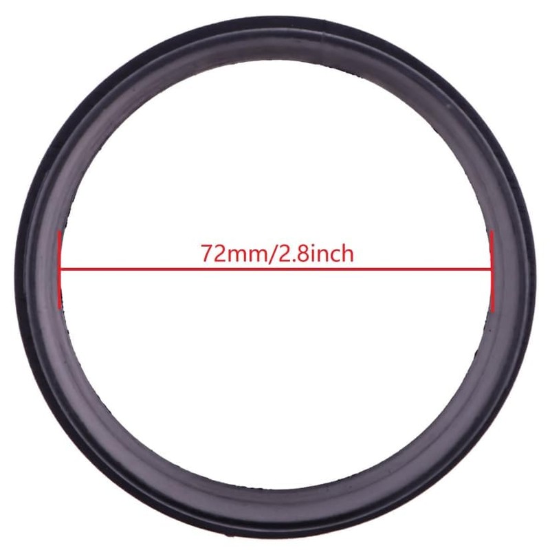 ZTUOAUMA 75mm 3'' Straight Air Duct Vent Joiner Hose Pipe