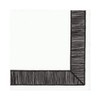 Caspari Ribbon Border Paper Luncheon Napkins in Black - 20