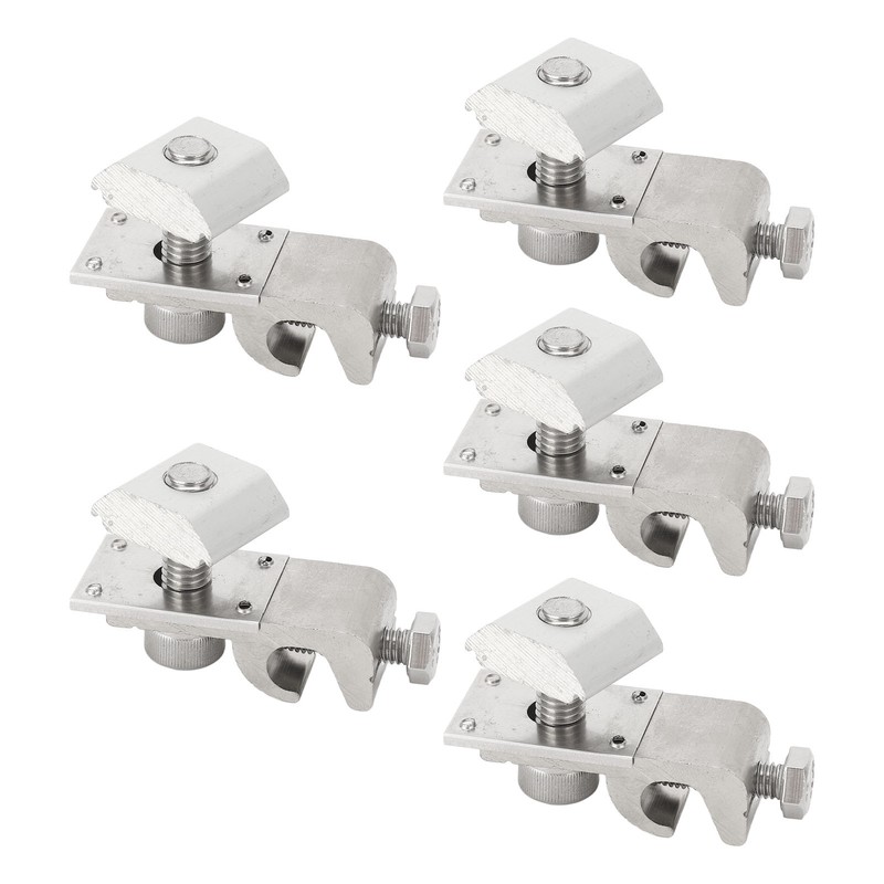 5Pcs Solar Panel Grounding Lugs PV Mounting System Metal Clips