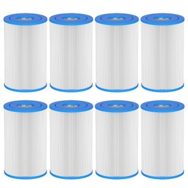 Cold Plunge Filter 20 Micron 5" x 2.5" Water Filter Replacement Cartridge Compatible with Any Cold Plunge System Ice Pod Filters Ice Bath Filter (8-Pack)