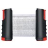 Flintronic Retractable Ping Pong Net, Portable Table Tennis Net Rack,