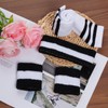 Sucrain 5 Pieces Striped Sweatbands and Socks Set, Sports Sweatbands