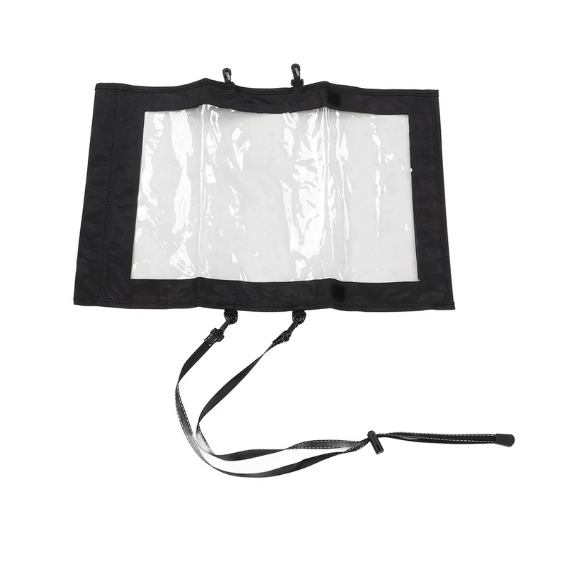 Transparent Hiking Map Pouch with 2 Additional Straps Waterproof TPU