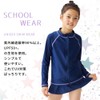 LAQUA Children’s School Rash Guard, School Swimwear, Kids, Girls, Boys,