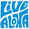 Live Aloha - Hawaiian Good Vibes Vinyl Cutout Sticker 3.4-by-3.25