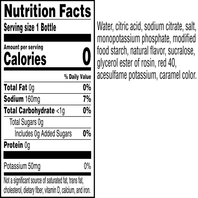 Gatorade Thirst Quencher Zero Sugar Sports Drink, Fruit Punch, 12oz