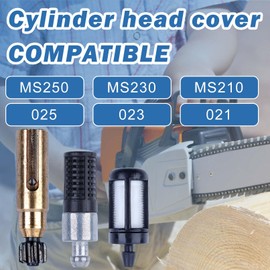 AUMEL Oil Pump Worm Gear Oil Filter Kit for Stihl MS250 MS230 MS210 025 023 021 Chainsaw Parts Replace OEM For 1123 640 3800, 1123 647 9400, 1123 640 7101, 1123 640 3201