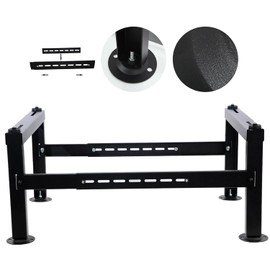Wells Sinkware - Wells Mini soporte de tierra esmerilado mejorado para 9000-60000 BTU, soporte mini dividido ajustable para exteriores, s...