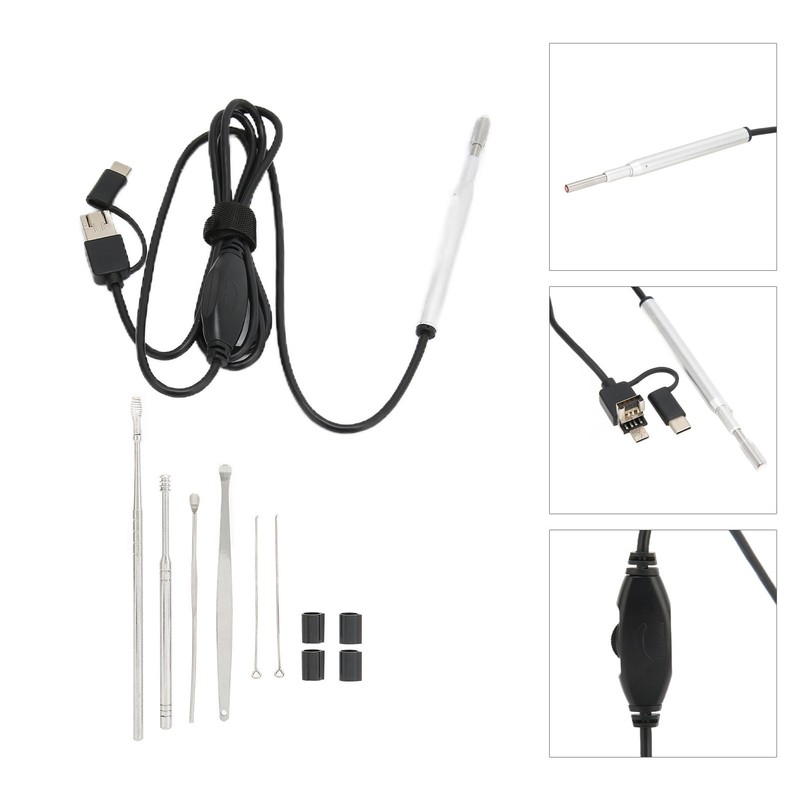 3 in 1 Smart Visual Endoscope Safe Adjustable 3.9mm Ear