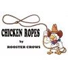 ROOSTER CROWS MICRO Chicken Roping Dummy w/ 2-Chicken Ropes Roping