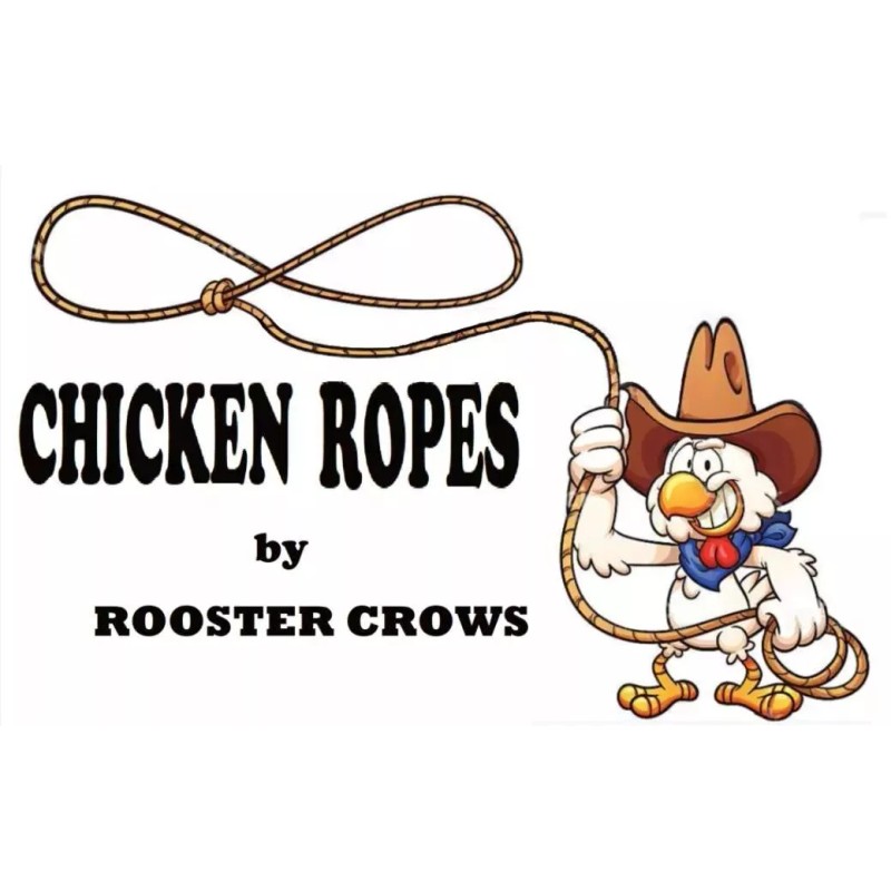 ROOSTER CROWS MICRO Chicken Roping Dummy w/ 2-Chicken Ropes Roping