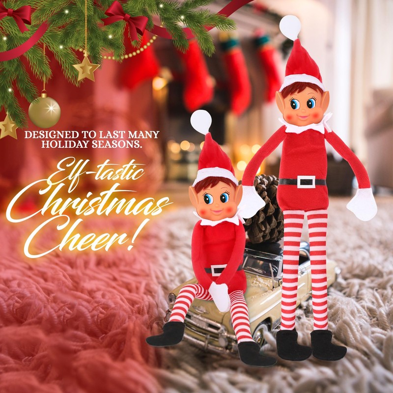 Christmas Elf Behaving Badly Plush Toy | Elfette Novelty Long