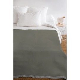 Luxurious Super Soft Blanket King Size | Cozy & Versatile Trendy Look, Fresh Appearance, Aesthetic Bedding Pretty Silver Gray Color Stylish Throw Thick Woven Technique, Machine Washable Comfy