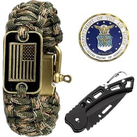 GOWOLA Air Force Paracord with Outdoor Multi-Tools - The for Air Force Heroes!
