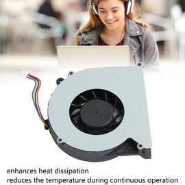Replacement CPU Fan Compatible with Probook 4530S 4535S 6460B 8460P Laptops Notebooks, DC 5V 0.5A 4 Pin Lightweight Internal Fan
