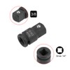 sourcing map 1/4" Drive (Female) x 3/8" (Male) Impact Socket