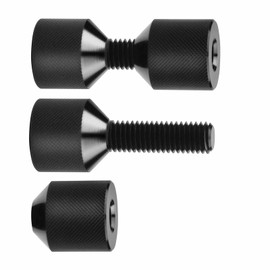 Flange 2 Hole Pin, Flange Pin 2 Pcs Aluminum Alloy Simple Structure 1 1/8in Diameter Precise Size Lightweight for 3/8 to 1.0in Bolt Holes