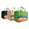 kaxilu Reusable Bags 3pcs Large 16.5"x12.5"x 10" Women Felt Tote