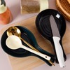 2 Pack Spoon Rest, Plastic, Kitchen Utensil Rack for Spoons,