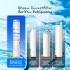 Lifefilter Water Filter Replacement, Compatible with Frigidaire EPTWFU01, EWF02, Pure