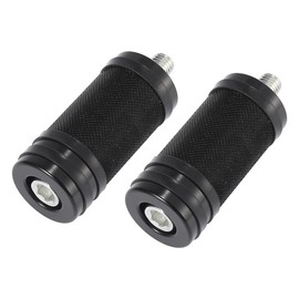 Motoforti Motorcycle Foot Shifter Pegs Shifter Accessories Foot Pegs Black Compatible with Harley Compatible Softail Sportster Dyna 2pcs