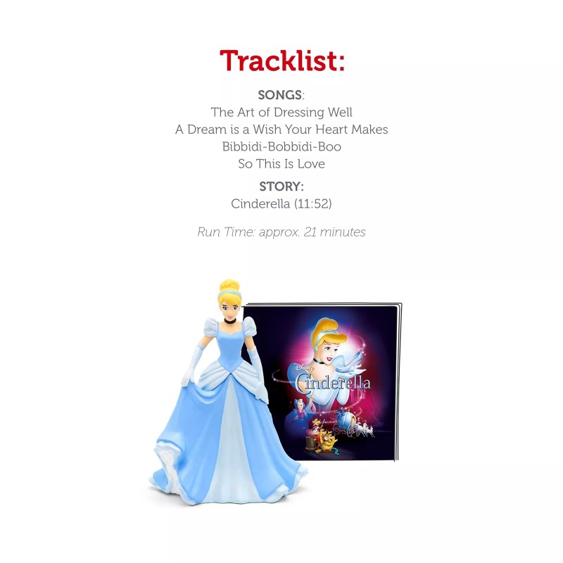 Tonies Cinderella Toniebox Character with Songs and Story for Kids