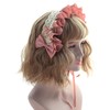 morytrade Headband Headdress Ruffle Maid Cosplay (Pink)