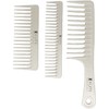 Kumi Eco-Friendly 3 Piece Wide Tooth Detangle & Styling Comb