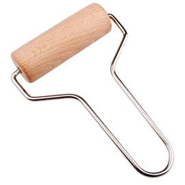 1 Piece 8.5cm Wide Wooden Brayer Wooden Rolling Pins 5D Diamond-Paint Art Tool Wooden Roller for Ceramic Pottery Clay Working