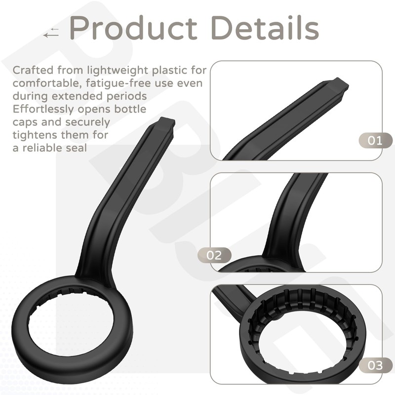 4 Pack Wrench for 70mm Lids Compatible with Rieke Caps