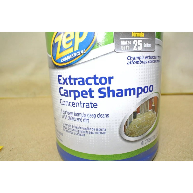 Zep Commercial Extractor Carpet Shampoo Concentrate Formula #ZUCEC128 Gallon