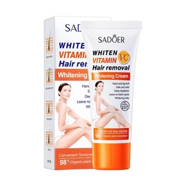 AOBOO Hair Removal Cream for Smooth Skin, Vitamin C, Whole Body (60g)