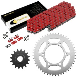 Yamaha Red O-Ring Drive Chain & Sprockets Kit for Yamaha R6S YZF-R6S 2006-2009