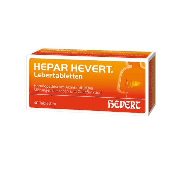 Hepar Hevert Lebertabletten, 40 pcs. Tablets