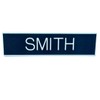 Navy Name Tag, Plastic, Black (Regular Pin Posts)