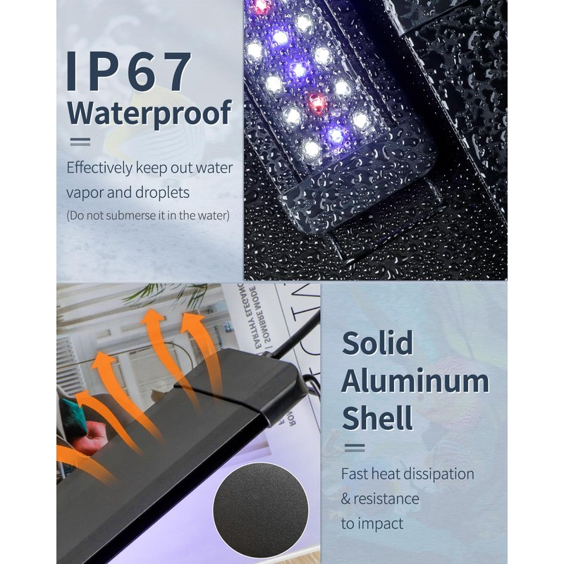 Pawfly 6 W Aquarium LED Light for 6" to 10"