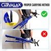 CARVALAX V-Head Pipe Jack Stand, 28"-52" Adjustable Height Pipe Stand