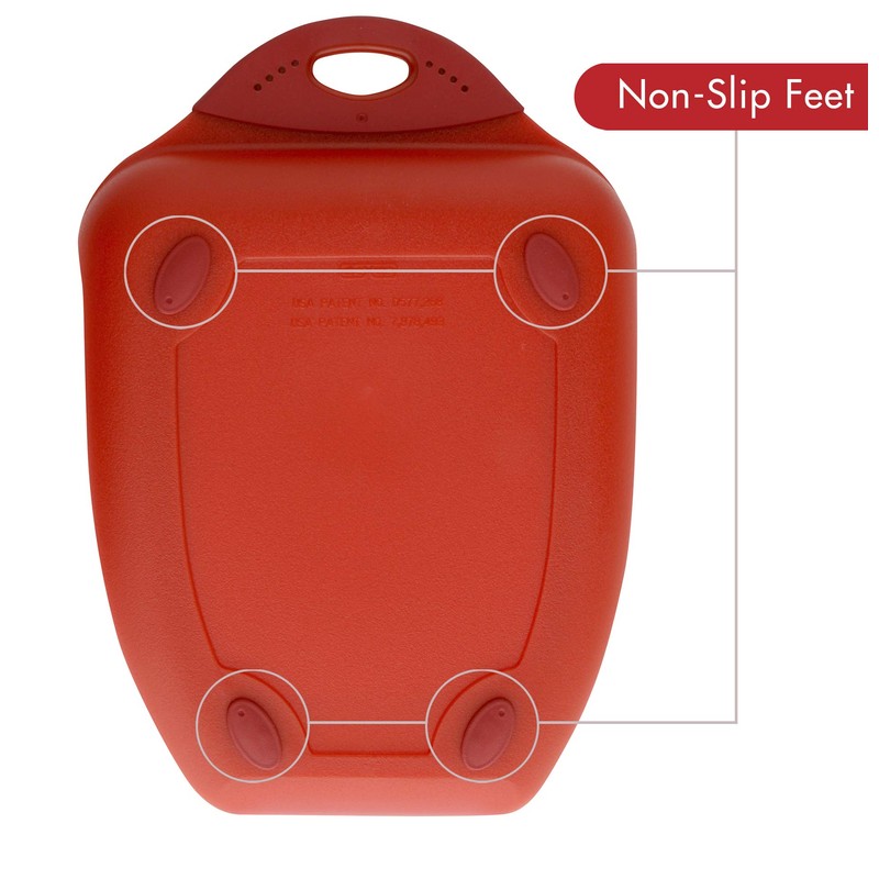 Dexas Chop & Scoop Cutting Board, 9.5 by 13 inches,