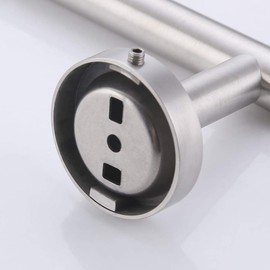 SEIDO Heavy Duty Commercial Grade-304 Stainless Steel 600mm/23.6-inch Total Length Bathroom Towel Bar, Large Hanging Space 550mm/21.7-inch Single Towel Rod, Full Brushed Finish