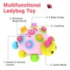 Baby Crawling Toys 6-12 Months,Musical Ladybug Crawling Toy for Infants