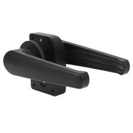 RV Toilet Door Latch Protect Privacy Bathroom Door Latch Handle with Reverse Lock for RV Campers Trailer Matte Black