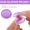 WLLHYF 6 Packs Small Pill Box Travel Pill Box Mini