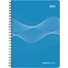 Weekly Planner PP Cover Blue 2024 - Office Calendar A5