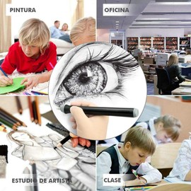 Borrador Eléctrico, MTQ Automático Borrador, Borradores para Dibujo, Portátil Borrador para Artistas con 22 Piezas Reemplazable de Borrador para,Dibujo Arquitectura Artes y Oficios Oficina Aprender