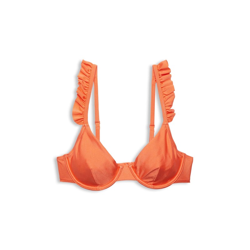 ESPRIT ZALEY Women's Beach and Bra Bikini, Coral, 40D, coral