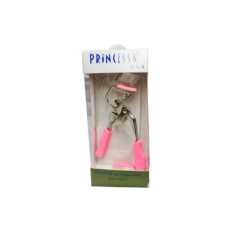 Princessa Auto Eyelash Curler con Mango Ergonómico Rosa