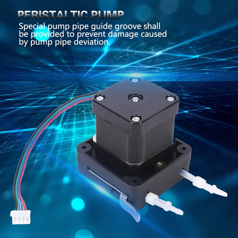 Large Flow Micro Anti Corrosion Peristaltic Pump Dosing Pump 6-24V